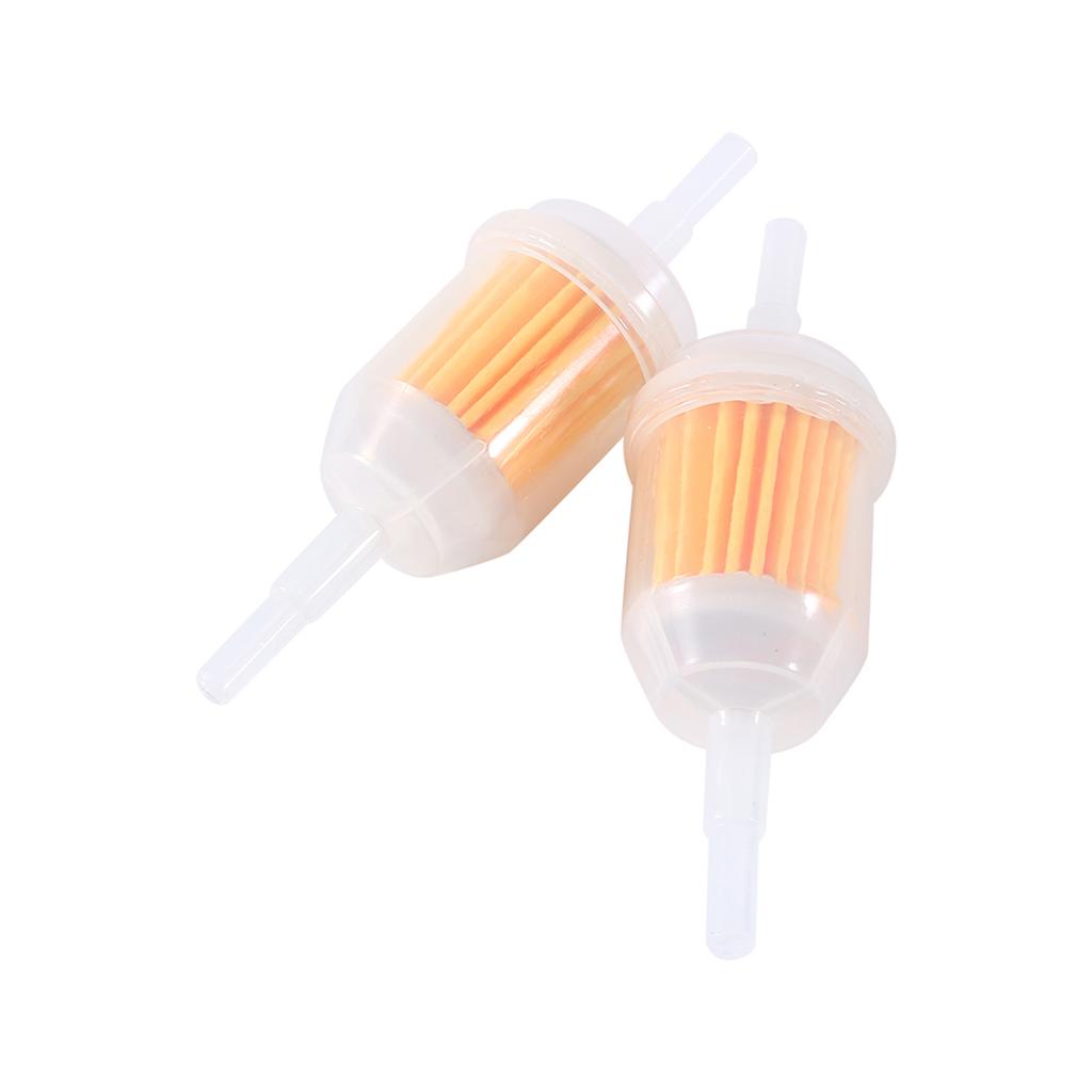 2x Universal Car Motor Petrol Inline Pipe Reusable Fuel Filter 6 8mm Hose