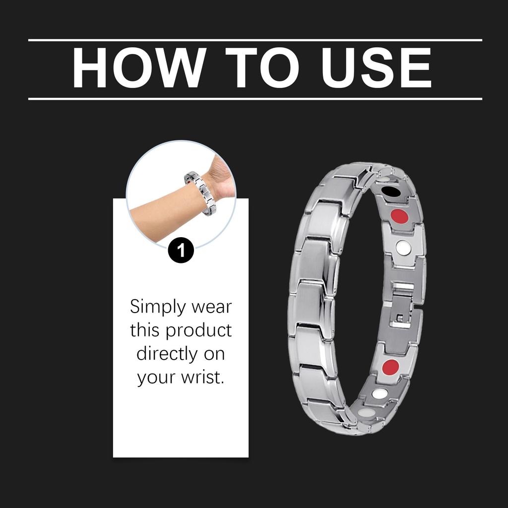 Prostate Care Bracelet, Men's Care Bracelet Improve Blood Circulation, Men's Fashion Bracelet Relieves Fatigue And Improves Prostate Discomfort (1pc)