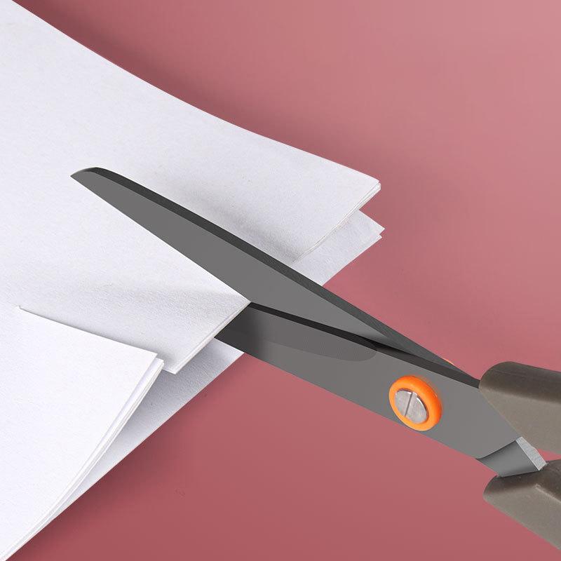 Титановые ножницы с антипригарным покрытием, профессиональный нож для резки из нержавеющей стали с удобной ручкой