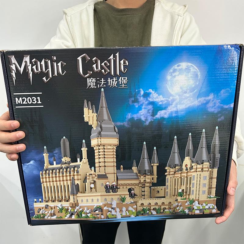 Large Size 5400Pcs Magical Castle Building Block Difficult Product Education Toys For Kids Birthday Gift