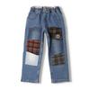 [Детская одежда] Папа Ох Папа (папа, папа) Джинсовые прямые брюки Remake Style 90-140 см V51018