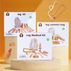 Wooden Simulation Medical Box Stethoscope Injection Cosmetic Bag Make-up Play Children's Toy Screw Toolbox