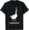 Asparagoose Смешной Гусь Шутливая Футболка с Гусем и Спаржей Животное