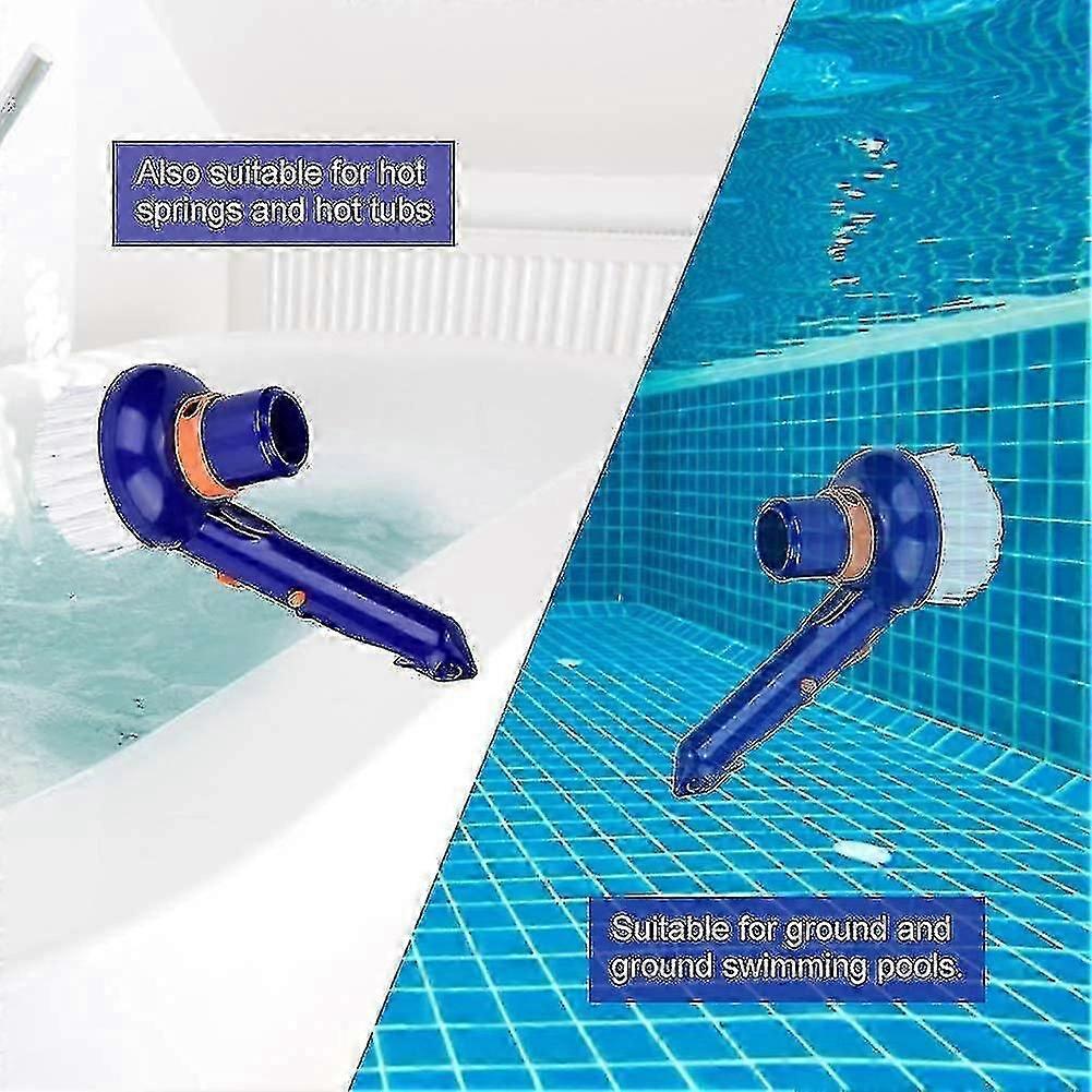 Swimming Pool Step And Corner Vacuum Cleaner Brush Spas Hot Tubs Cleaning Brushes With Fine Bristle Brush