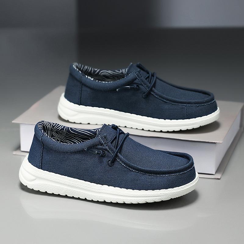 Simple Cloth Shoes, One Pedal, Lazy Shoes, Parent-child Low-top Height-increasing Shoes, Casual Daily Foot Cover, Flat Heel and Non-slip Classmates