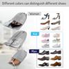 Travel Shoe Bags Large Shoe Storage Bag Portable Drawstring With Clear Window