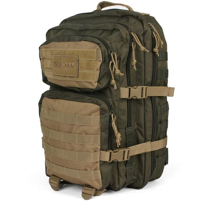 Рюкзак MIL-TEC US Assault Pack Система MOLLE Большой 36л - Ranger Green/Coyote