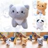 Cute Cat Plush Keychain Charming Kitten Doll For Bags And Purses