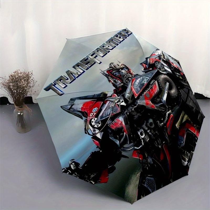 1pc Transformers Optimus Prime Themed High-quality Umbrella,Automatic Opening and Closing Umbrella,Multi-functional Umbrella G0811175