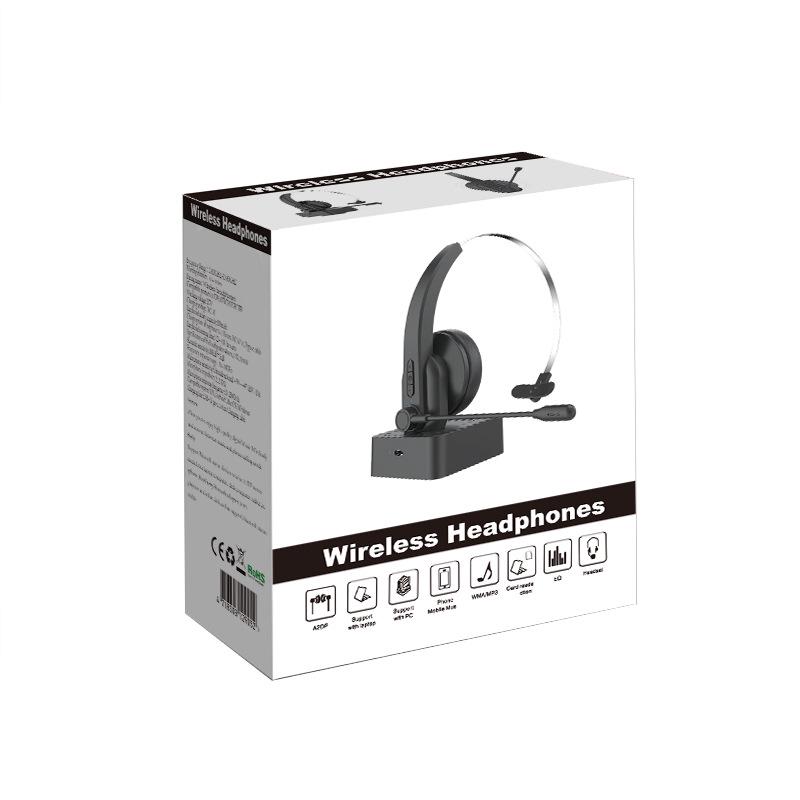 Bluetooth-гарнитура с шумоподавлением и микрофоном для деловых звонков и обслуживания клиентов