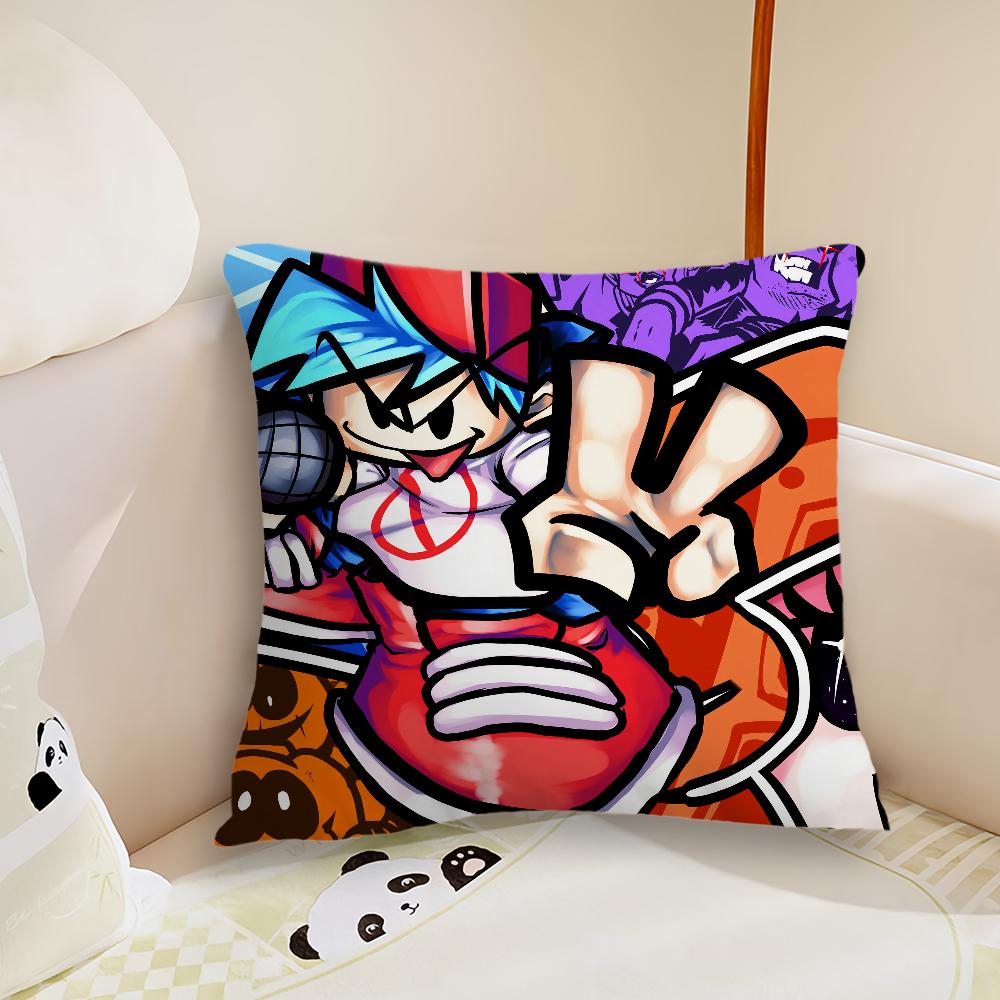 Cushion Cover Living Room Headboard Bedroom Funkin Cool Game Office Friday Cushion FNF Cushion Sofa Nap Time Night Pillow Case