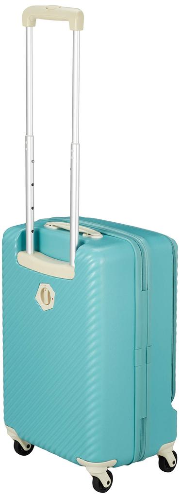 Suitcase S size 1 night 2 days 2 nights 3 days 34L Front pocket Caster stopper Carry case Carry bag Mine 54 cm Blue Clover [Hunt] carry-on 3.3kg