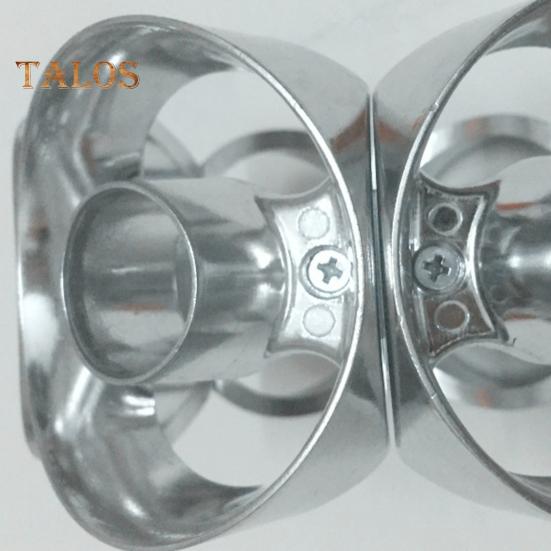 Stainless Steel Donut Mold 6-Cavity Cake Mold for Baking Circle Cookie Cutters Versatile Kitchen Tool for Cookies Biscuits Mini Cakes Snacks Desserts