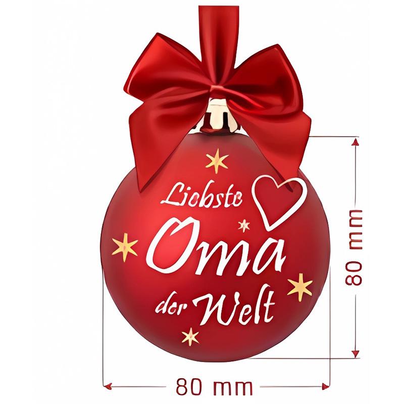 Шары для новогодней елки Zibei: Памяти дорогих бабушки и дедушки