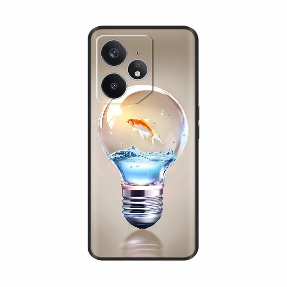 Для Realme Neo 7 Чехол Цветок Птица Мягкий Силикон ТПУ Чехол для Телефона Funda Для Realme Neo7 Чехол Realmi Neo 7 Coque Сумки для Телефона Чехлы