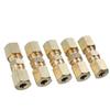 5PCS 316IN Brass Compressions Fittings Connector Corrosion Resistant Durable Brake Pipe Connector