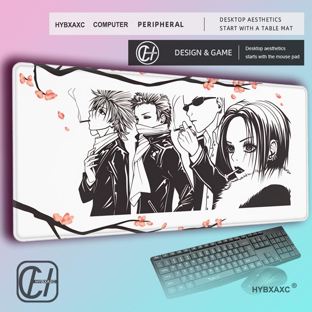 HYBXAXC Anime NANA smoke Mouse Pad PC accessories carpet Desk Mat Cute Extended Gaming Keyboard Protective Mats Gamer Mousepad