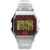 Timex T80 X Space Invaders 34mm Quartz Stainless Steel Strap Silver 18 Casual Watch (Model:TW2V30000YB)
