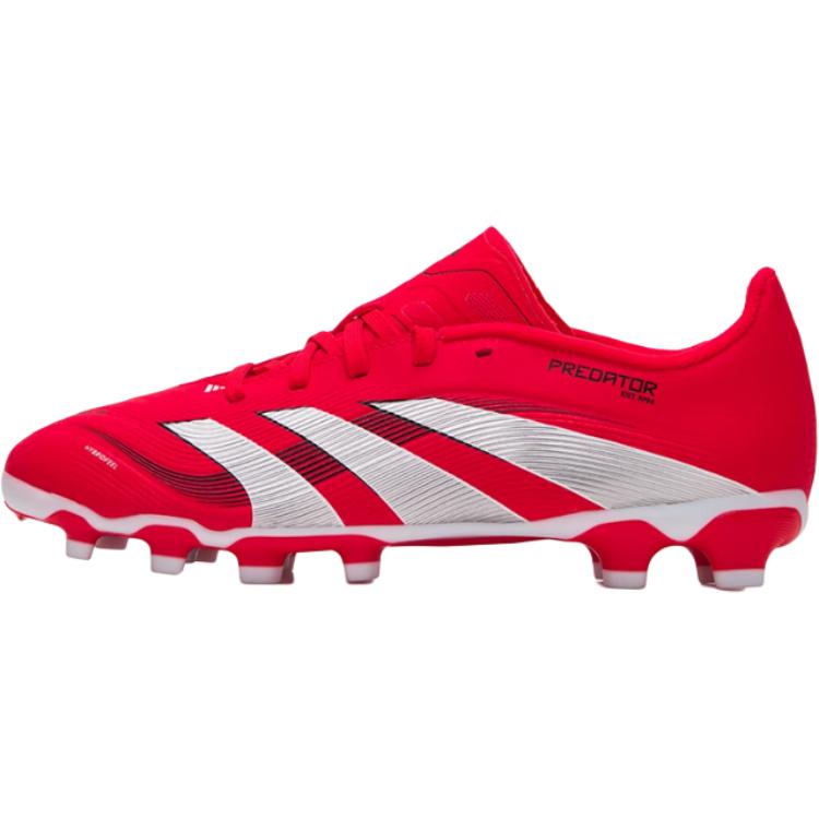 adidas PREDATOR LEAGUE Нескользящие и дышащие низкие футбольные бутсы Красные Детские ID3795