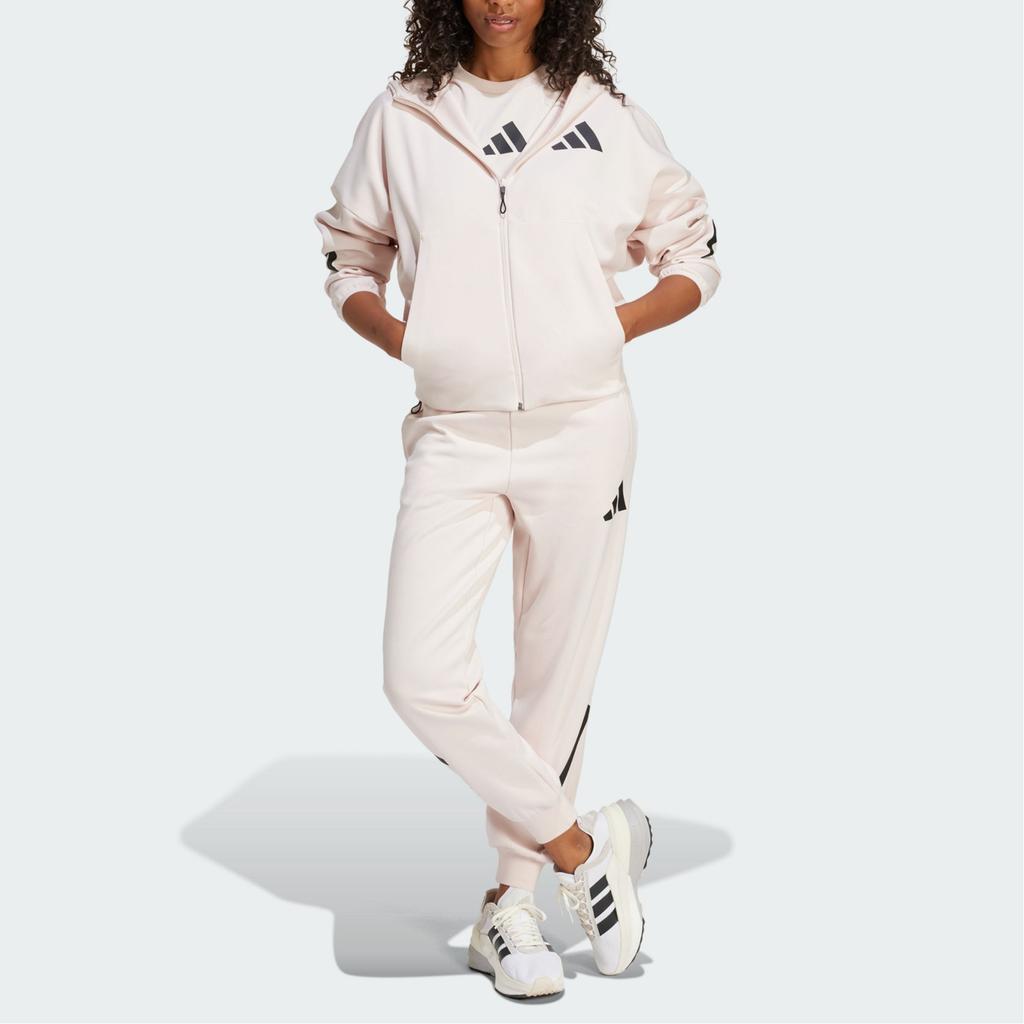 Adidas Z.N.E. True Healing Series FW24 Water-Resistant Sports Casual Hooded Long Sleeve Jacket Women Jacket Miracle-Quartz JF4789