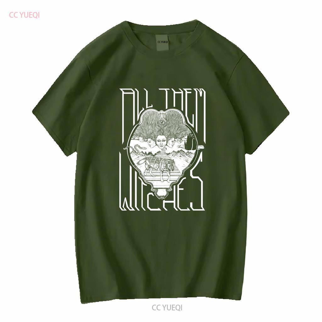 Все Эти Ведьмы Футболка с принтом Ведьмы S M L XL 2XL 3XL с длинным или коротким рукавом винтажная Стирка Дышащая уличная мода Эластичная мода