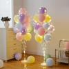 Glow-in-the-Dark Floor Balloons for Birthdays & Anniversaries, New Year’s Movable Stand
