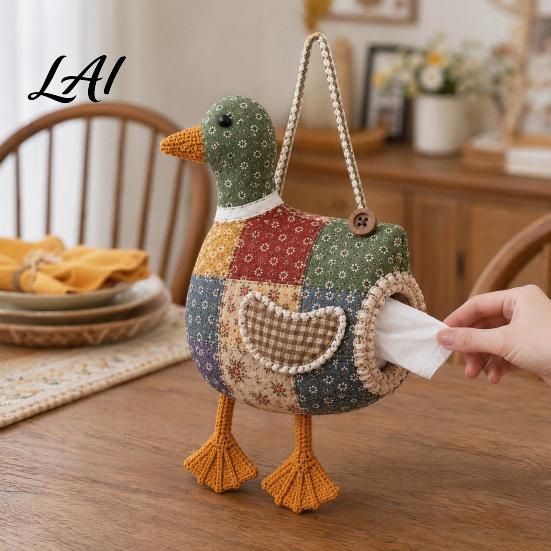Kids Sewing Project Kit DIY Patchwork Tissue Box Cover Kit Farm Animal
