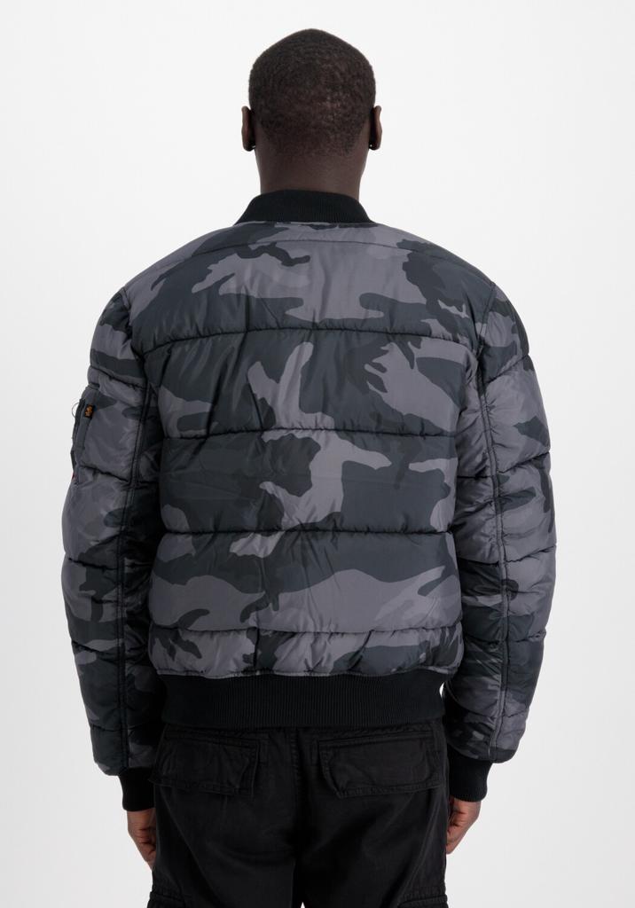 Зимняя куртка Alpha Industries Ma-1 Puffer Bomber Jacket (138116C) черный камуфляж