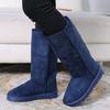 Women Classic Ladies Girls Winter Snow Boots 2024 Waterproof Warm Genuine Leather Fur Australia Plus Velvet Knee High Winter