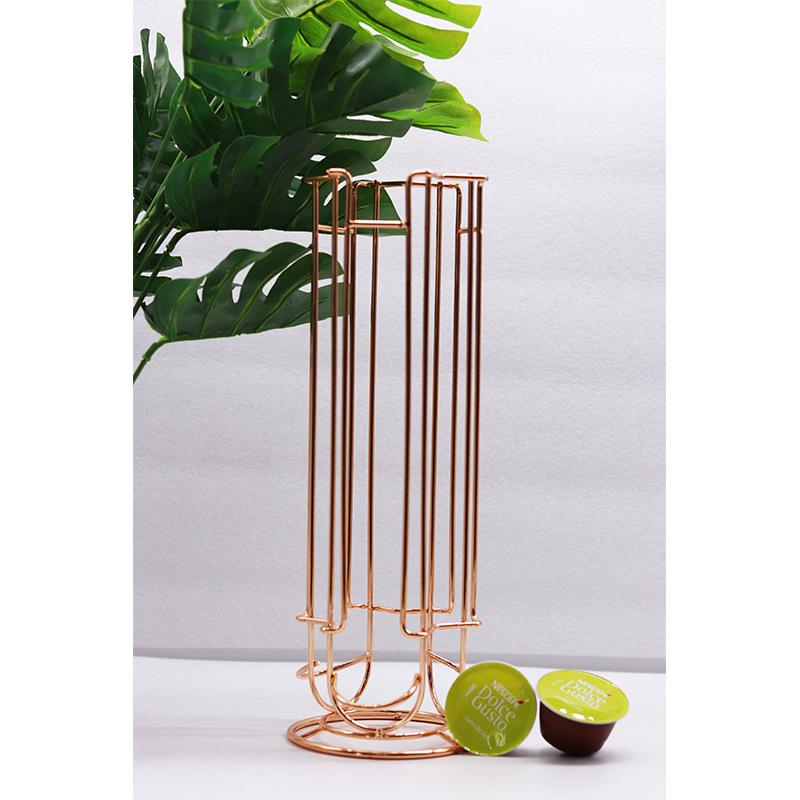Iron Wire Coffee Capsule Rack for 18 Dolce Gusto Pods