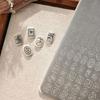 Multifunctional Stainless Steel Nail Plate Tulips Themed Manicure Stamping Plate Perfect for Home and Salon Manicure Use