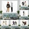 Couple Comics Simple Tapestry Bedroom Living Room Tapestry Home Wall Decoration Tapestry