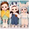 Кукла BJD с милым лицом, масштаб 1/12, фигурка 16 см, мини-кукла BJD 16 см, кукла BJD с круглым лицом 16 см, игрушка для девочки