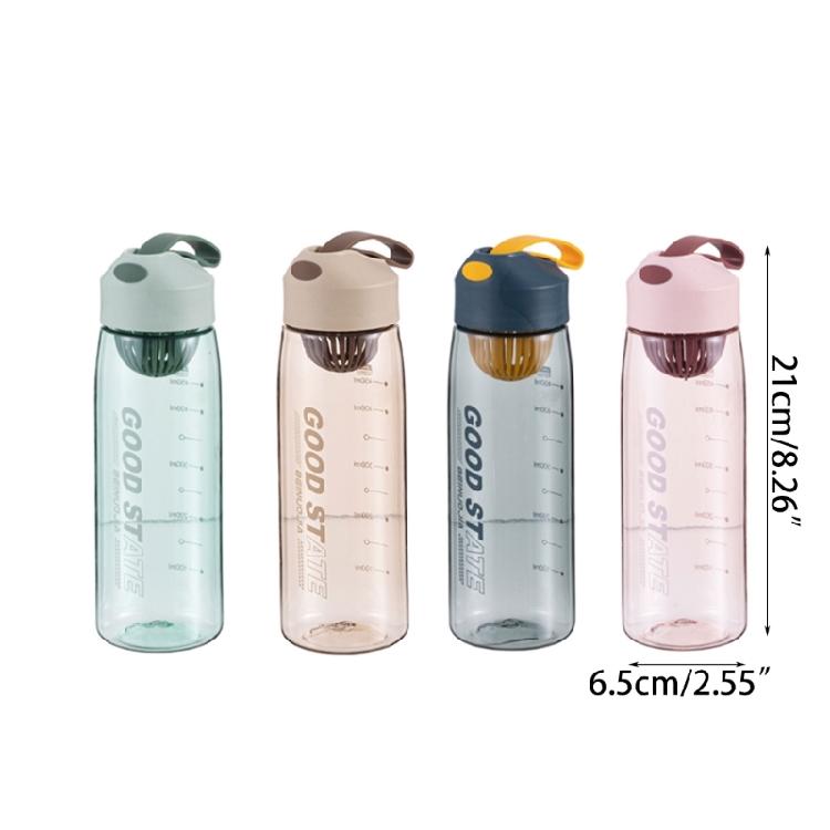 550 мл портативная пластиковая кружка для воды с фильтром, большой емкости, спортивные бутылки для воды