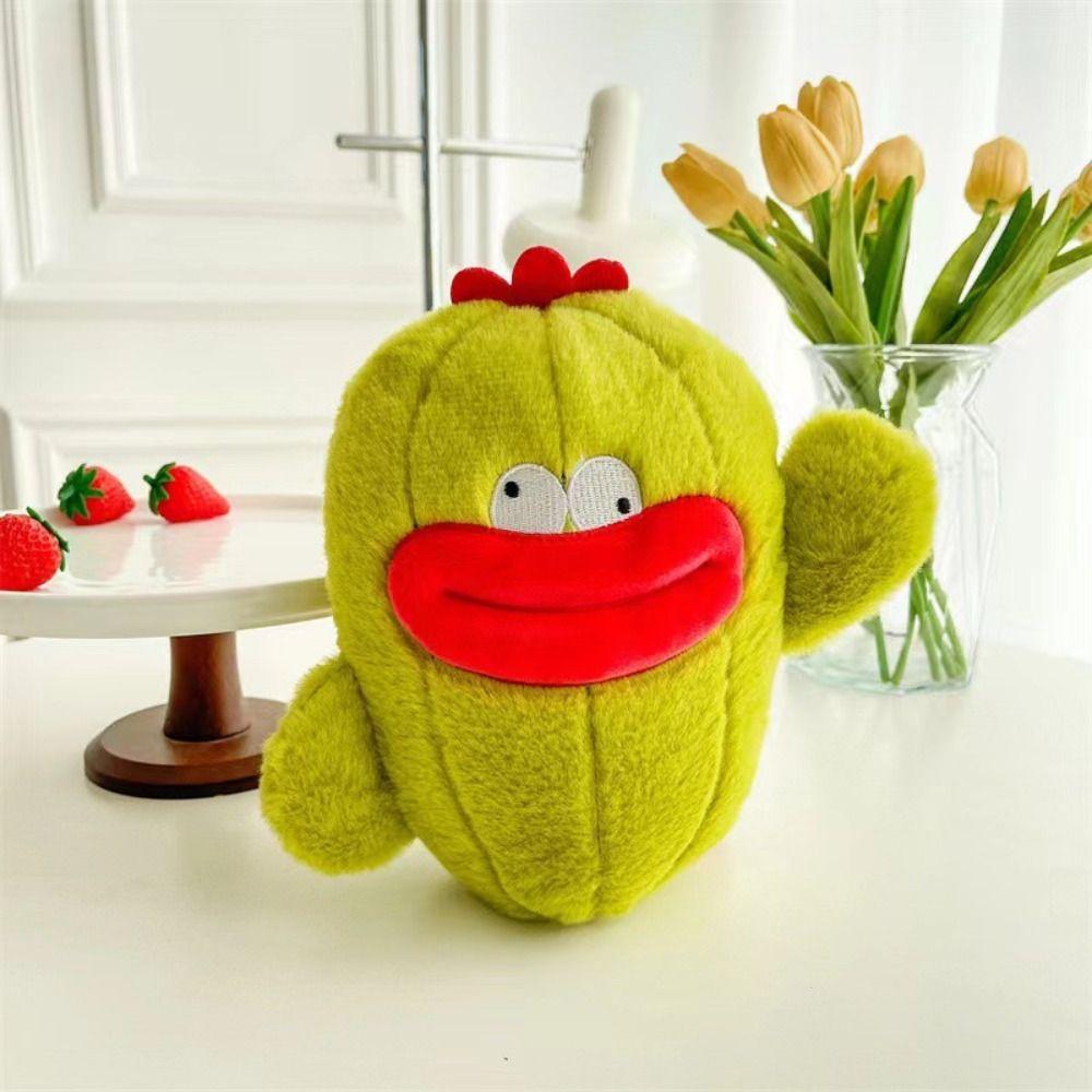 Кукла-груша в виде клубники с большим сосисочным ртом и губами-сосисками, набор плюшевых игрушек для мальчиков и девочек