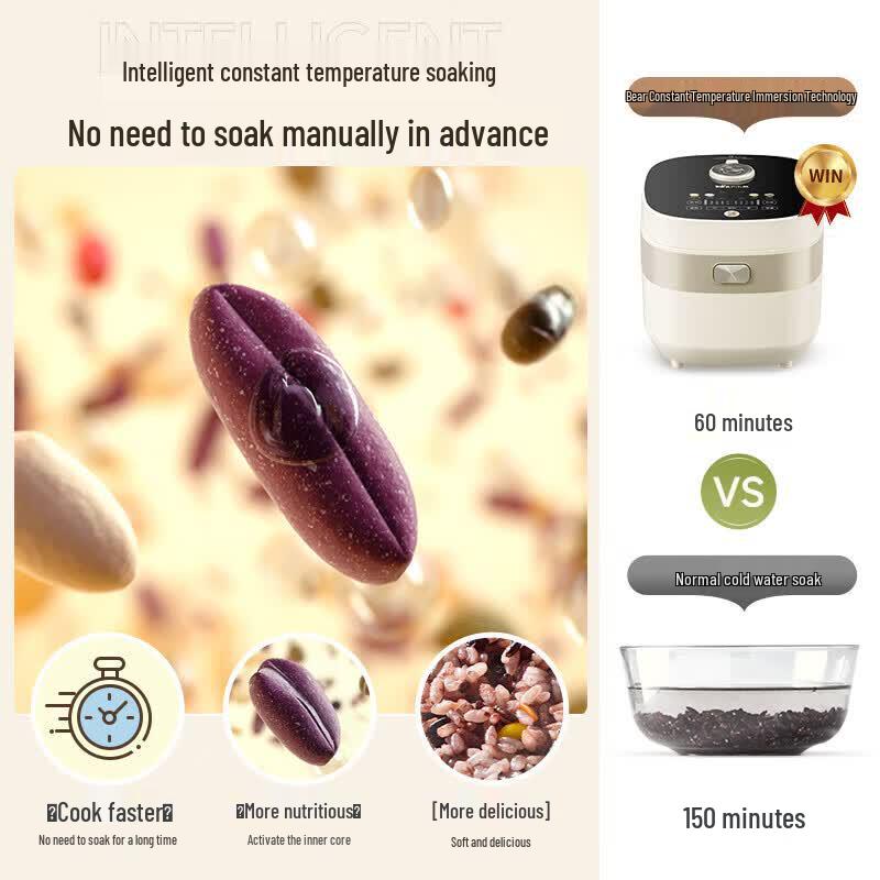 Bear Smart Micro-Pressure Rice Cooker CN plug (adapter included)