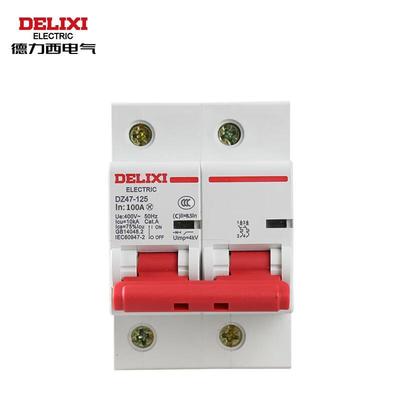 Миниатюрный автоматический выключатель серии DELIXI DZ47-125