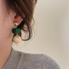 Elegant Retro Geometric Colorful Earrings for Women, Simple and Fashionable Ear Drops with High-end Sense for Summer