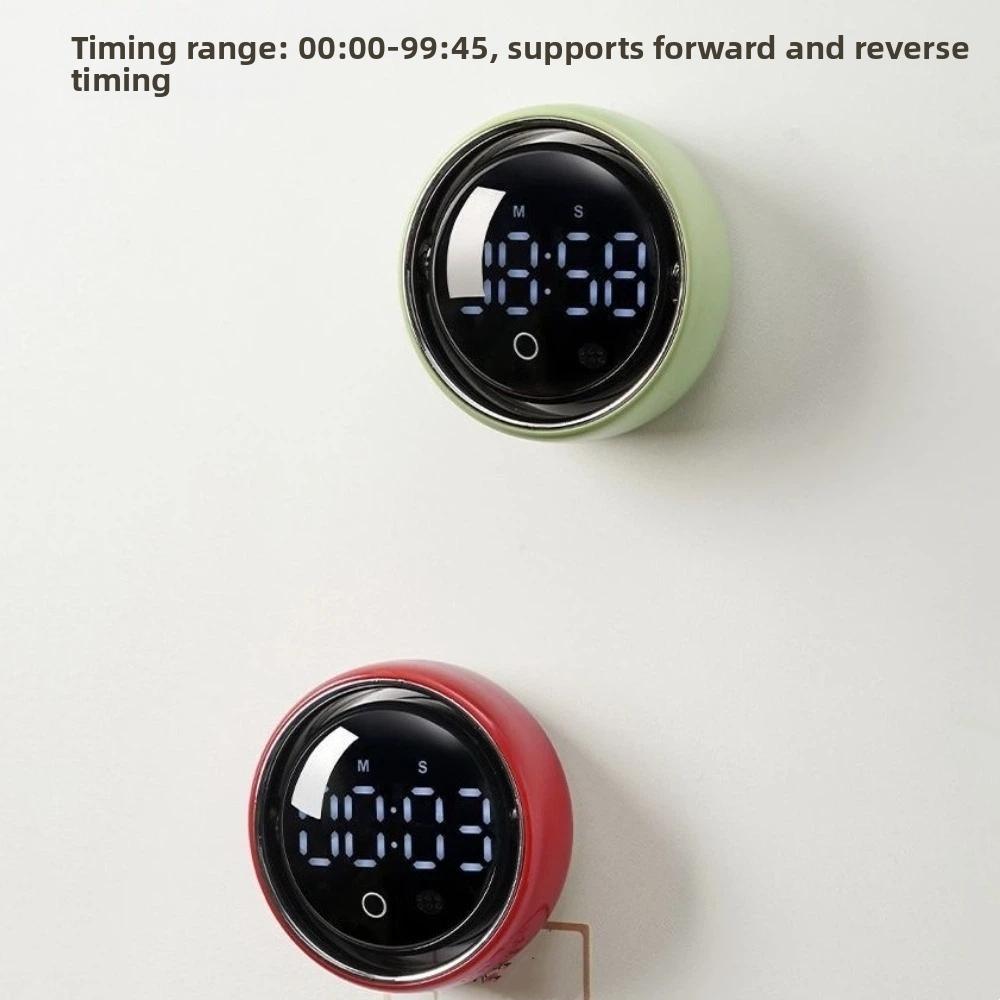 Voice Controlled Magnetic Kitchen Timer LED Display Manual Countdown Timer  Study