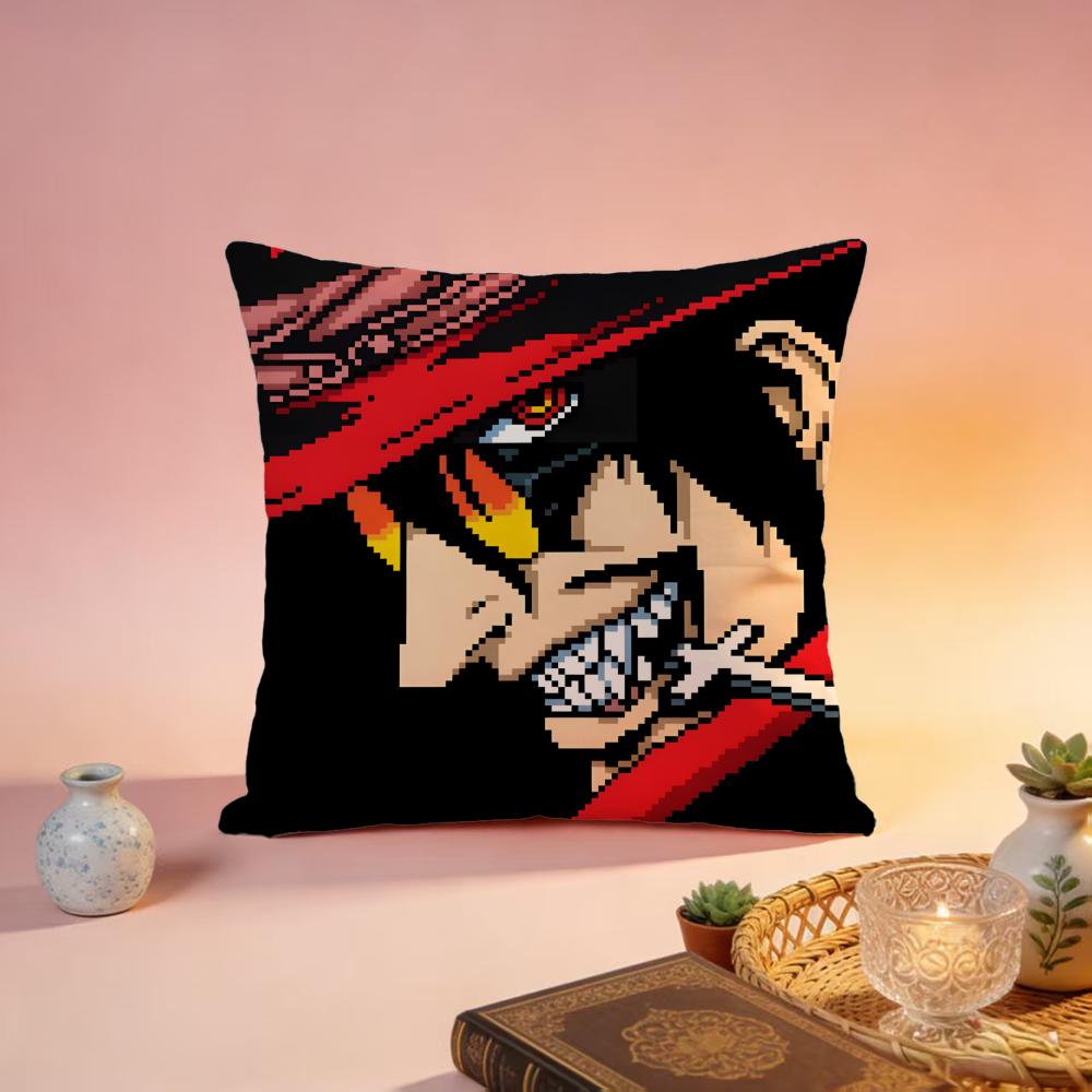 New HHellsingable Cushion Cover Premium SkinFriendly Pillow Case MultiPurpose for Home Office Travel