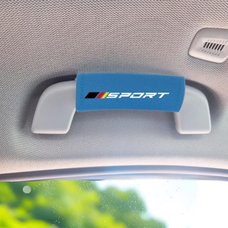1 шт. Защитный чехол на крышу автомобиля Чехол на короткую плюшевую ручку двери автомобиля Декоративная противоскользящая накладка на ручку двери Автомобильные товары для интерьера