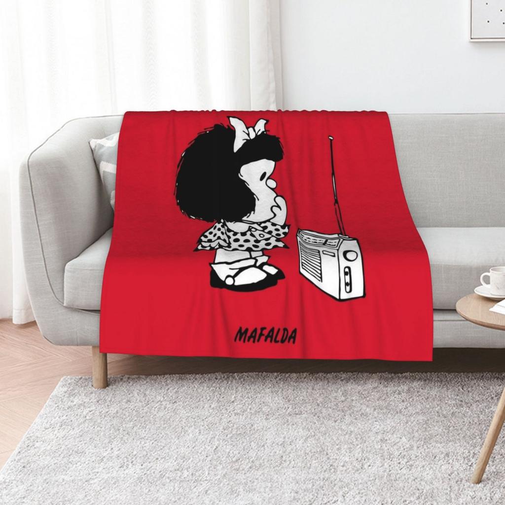 mafalda Throw Blanket Fluffy Cozy Throw Blanket for Home Decor