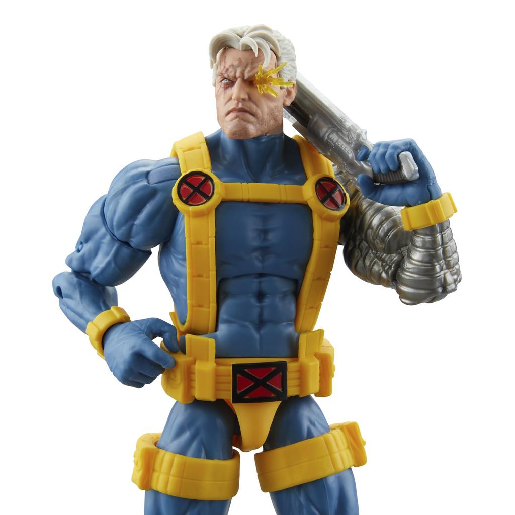 Hasbro Marvel Legends Series Cable Comics Collectible 6-inch (15cm) Action Figure with Build-A-Figure Parts, F9078, Authentic