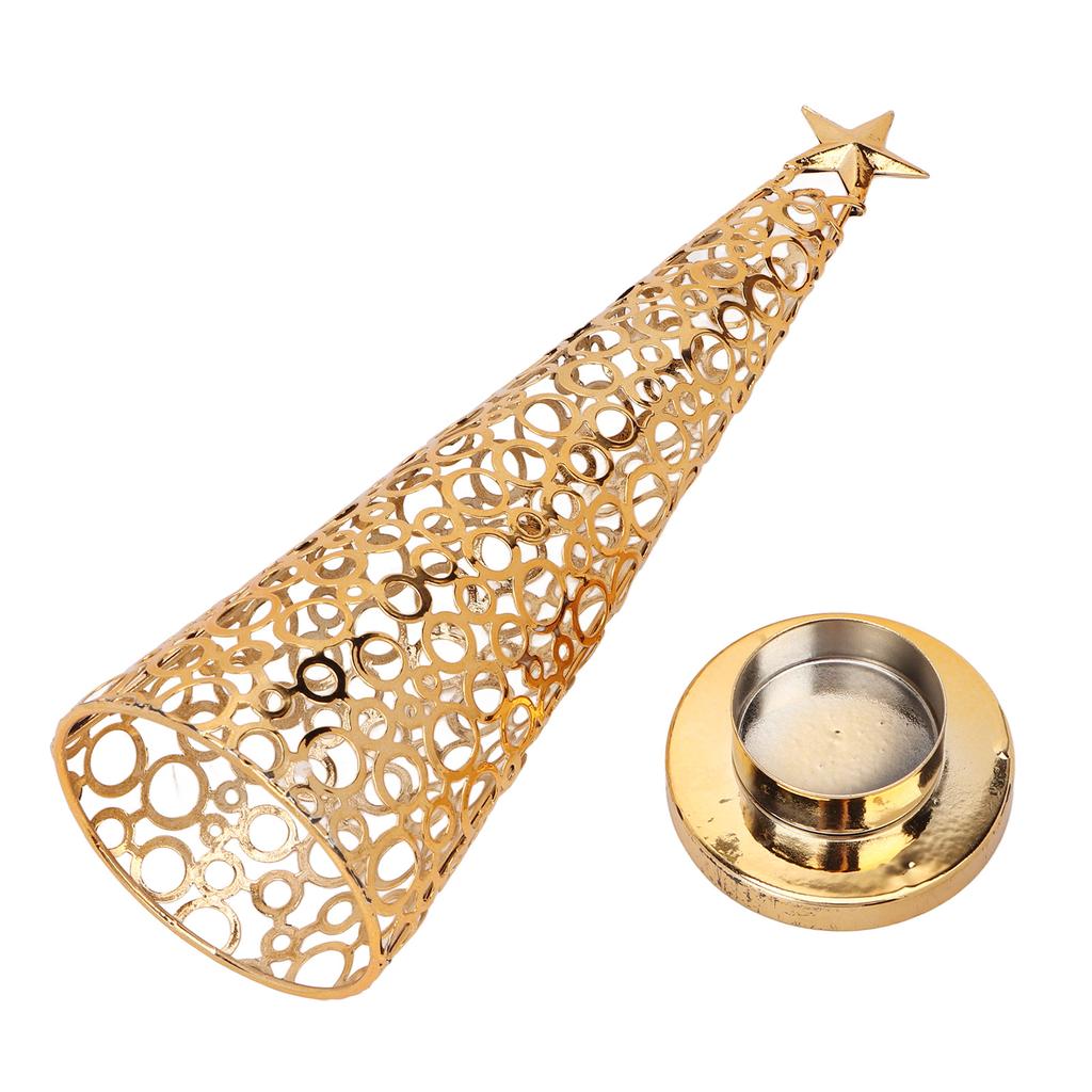 Подсвечник в форме рождественской елки, металлическая подставка для ароматических свечей, украшение для домашнего стола на праздник