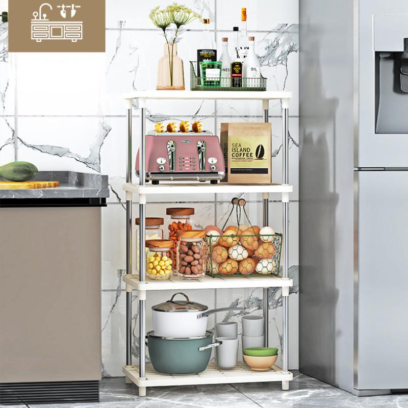 Съемная стойка из нержавеющей стали, полки для кухонной посуды, стеллаж для хранения в ванной, держатель для стола