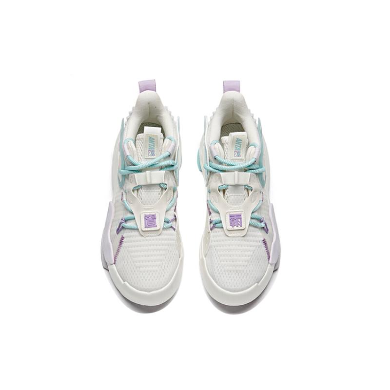 ANTA Badao Mid 'White Blue Purple' Women's Sneakers 122128084-3