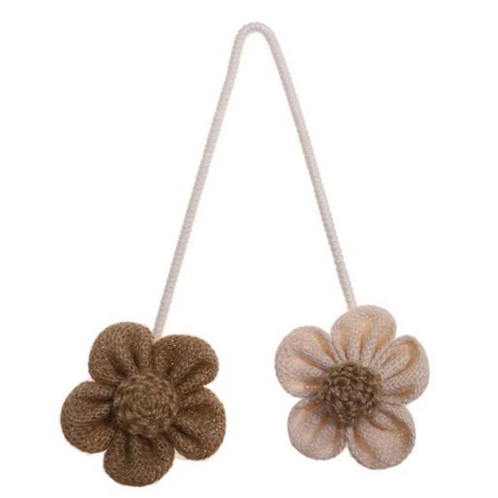 Цветочные завязки для штор ручной работы, элегантный мультяшный подхват для штор в детской комнате