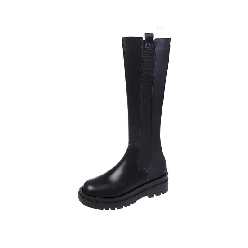 But Knee Boots Women's Autumn 2025 New Thick-soled Versatile High Boots Small Daily Knight British