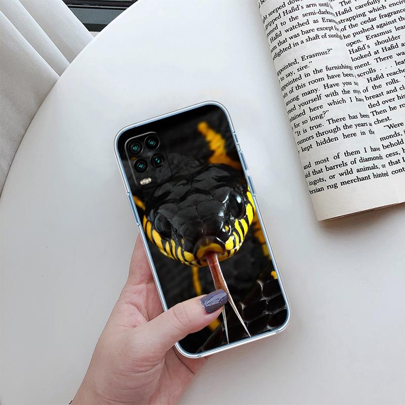BH15 Cobra Snake Transparent Phone Case for Motorola Moto G40 G04 G05 One Ace Action Fusion + Plus Hyper Macro Vision Zoom