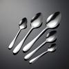 1012 серия из нержавеющей стали круглая ложка наконечник ложка многофункциональная западная посуда нож вилка ложка 410 подарочная десертная ложка